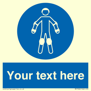 Custom protective roller sport equipment must be worn